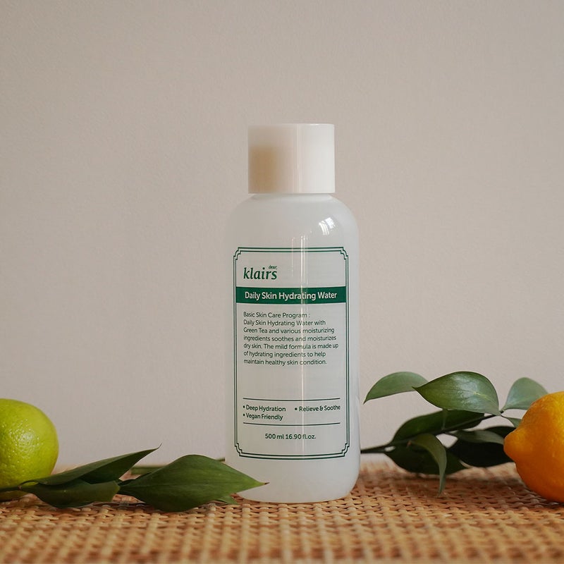 Dear Klairs Daily Skin Hydrating Water With Green Tea For Face & Body 500ml Dear Klairs