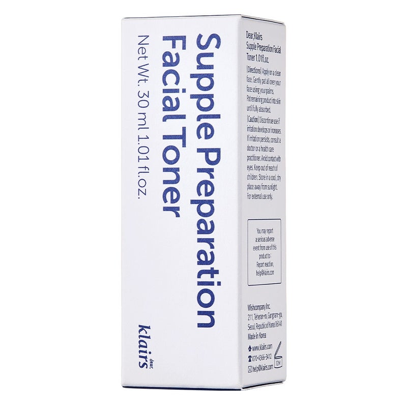 Dear Klairs Supple Preparation Moisturizing Facial Toner 30ml, Pack of 1 Dear Klairs