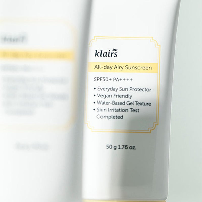 Dear Klairs All Day Airy SPF50+ & PA++++ Sunscreen For All Skin Types 50ml Dear Klairs