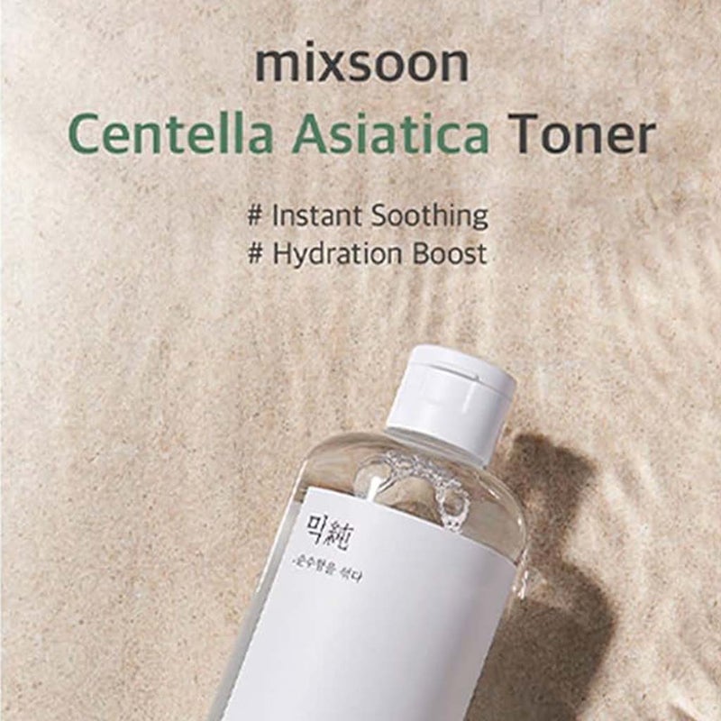 Mixsoon Centella Asiatica Facial Toner For Acne Prone & Damaged Skin 300ml