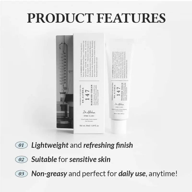 Dr. Althea 147 Skin Barrier Cream For Normal To Dry Skin 50ml Dr. Althea