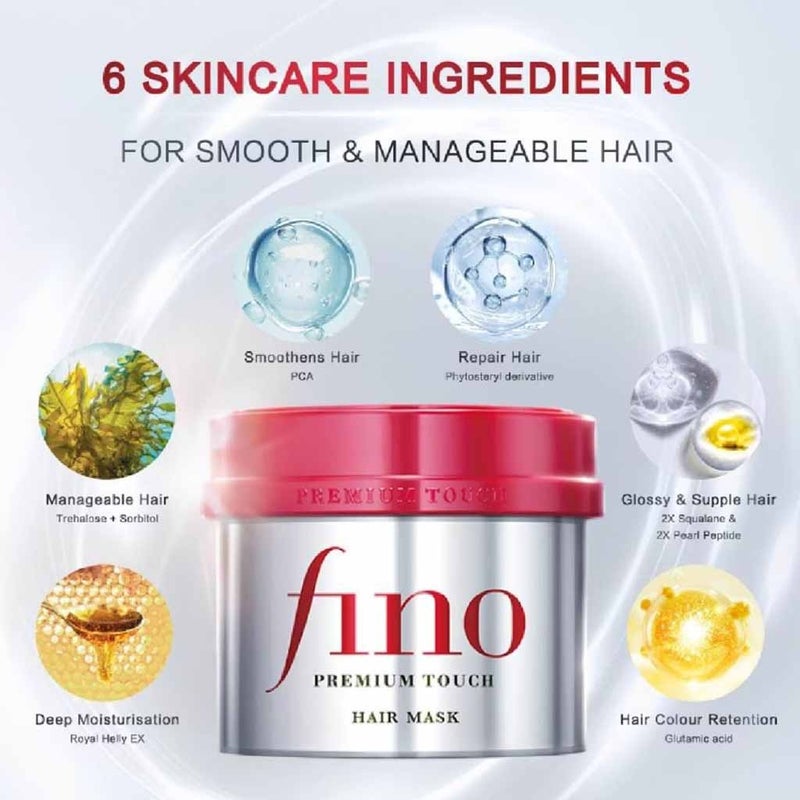 Shiseido Fino Premium Touch Hair Mask For Dry & Frizzy Hair 230g Shiseido Fino