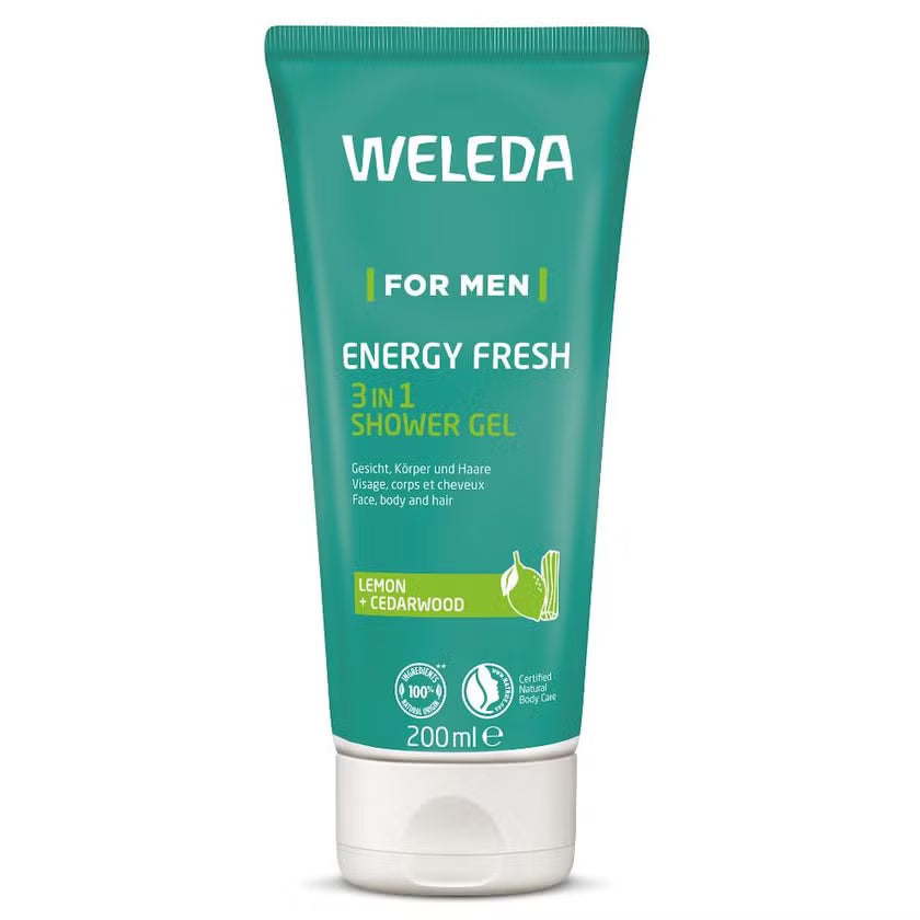 Weleda For Men Energy Fresh 3-in-1 Shower Gel 200ml