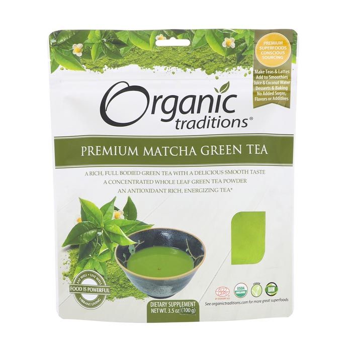 Organic Traditions Premium Matcha Tea 100g