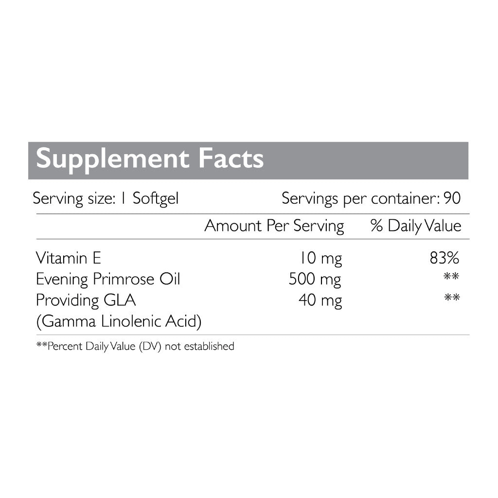 Radiant Platinum Evening Primrose Oil 500mg 90 Softgel