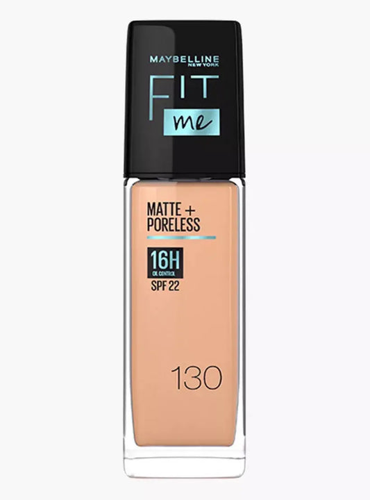 Maybelline New York Fit Me Matte Poreless Foundation 130 Maybelline