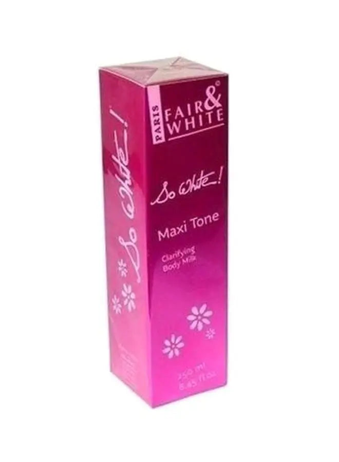 Fair and White So White! Maxi Tone Clarifying Body Milk 250ml Fair & White