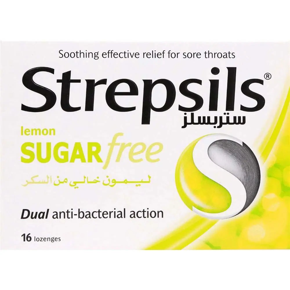 Strepsils Lemon Sugar Free Lozenges 16's - www.plcgcc.com