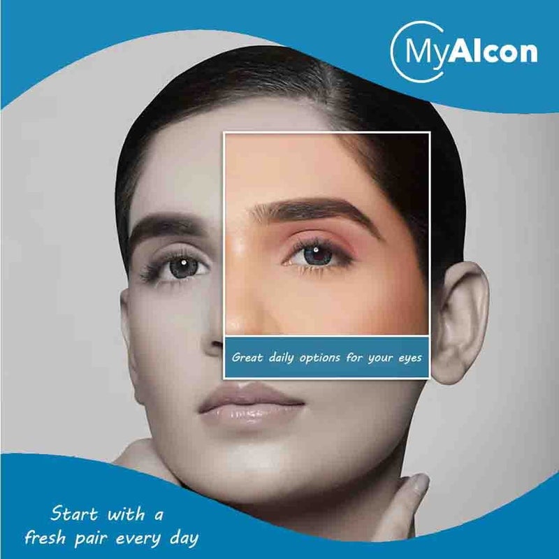 Alcon Dailies Total1 One Day Clear Contact Lenses, Base Curve 8.5, Power -4.75, Pack of 30's Alcon
