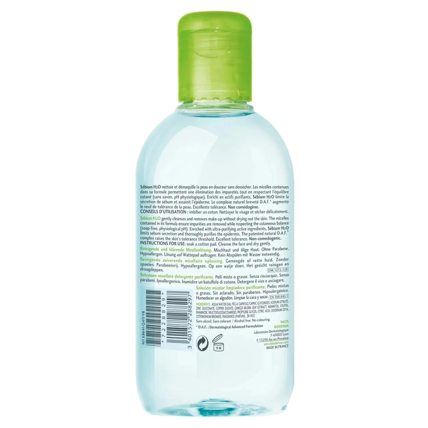 Bioderma Sebium H2O Micellar Solution 250ml Bioderma