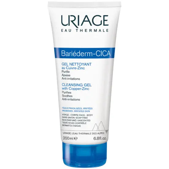 Uriage Bariederm-Cica Cleansing Gel 200ml Uriage