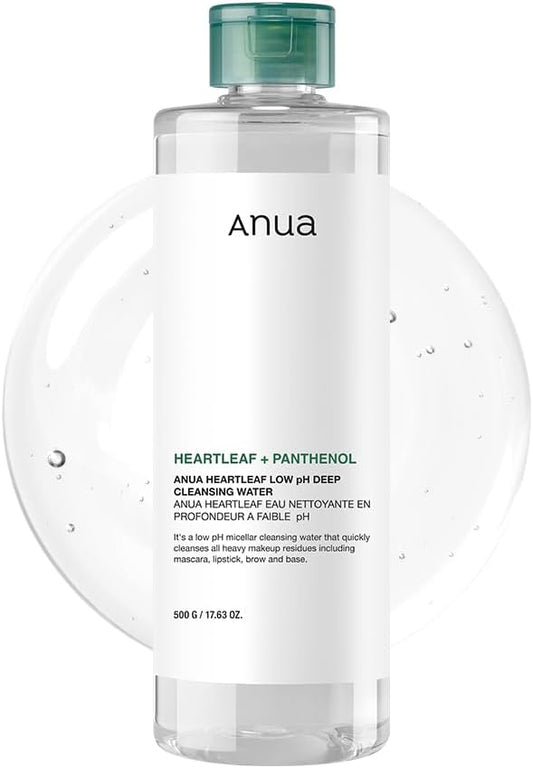 Anua Heartleaf & Panthenol Low pH Deep Cleansing Water 500g