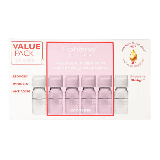 FOLTENE Women Hair and Scalp Treatment Value PACK-24 VIALS - GLOBAL FOLTENE