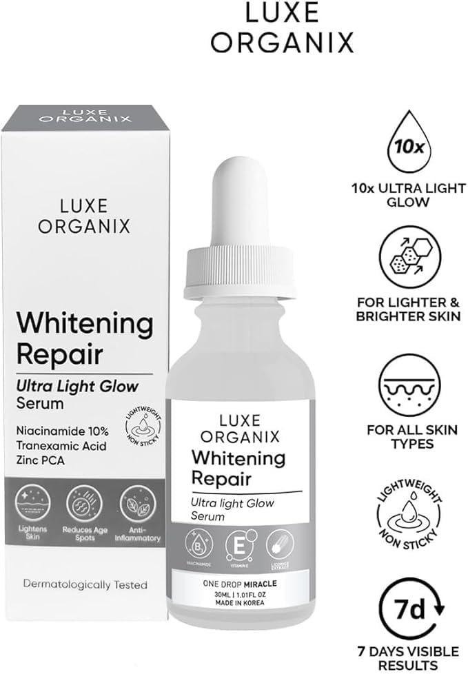 Luxe Organix Whitening Repair Niacinamide 10% Serum