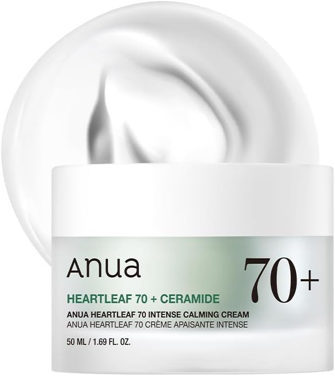 Anua Heartleaf 70% Intense Calming Facial Cream For Dry & Sensitive Skin - 50ml