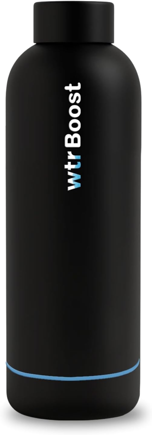 WTR Boost Crayon Gray Insulated Stainless Steel Water Bottle, Flask for Hot or Cold Beverages - 500ml