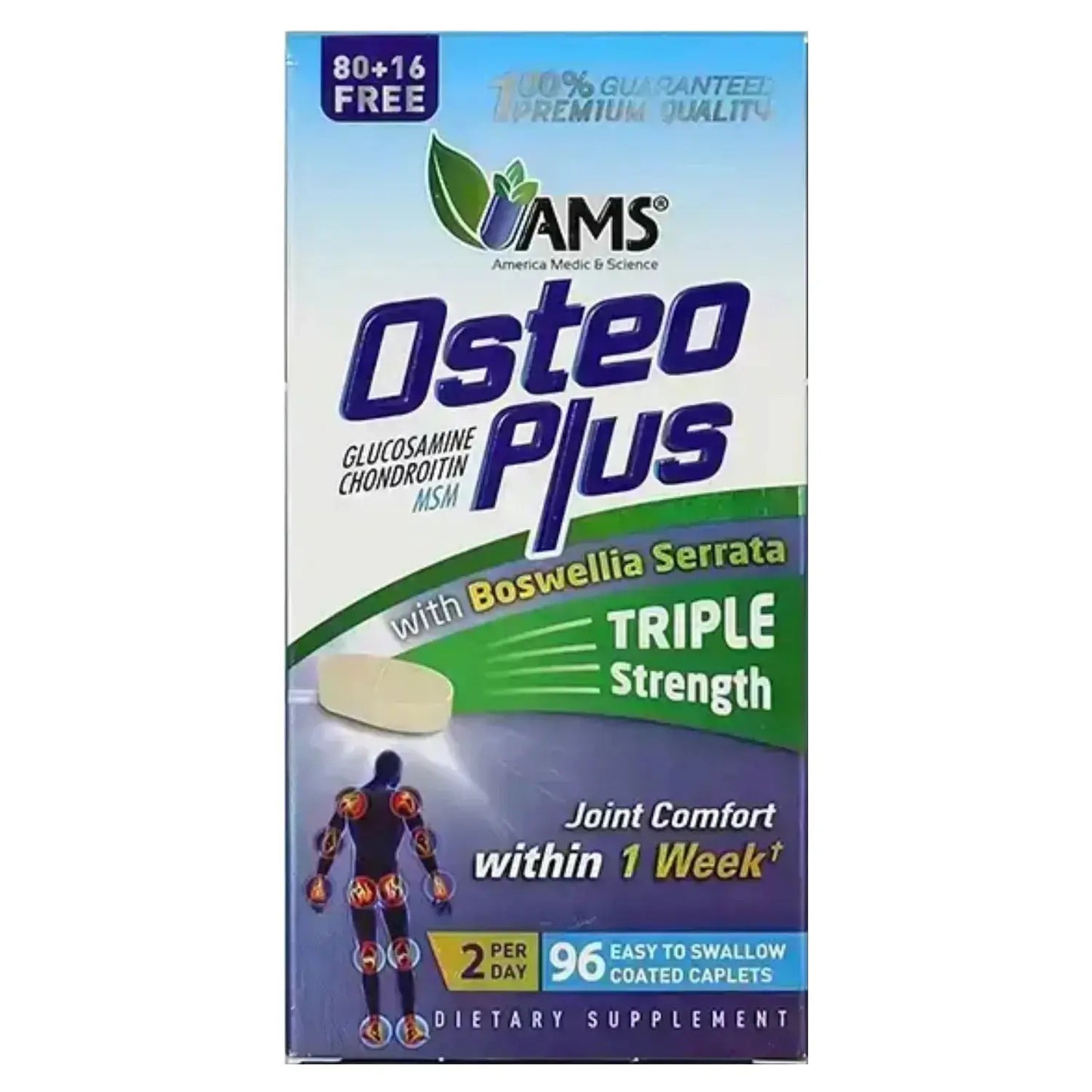 AMS Osteo Plus Capsules 96's Ams