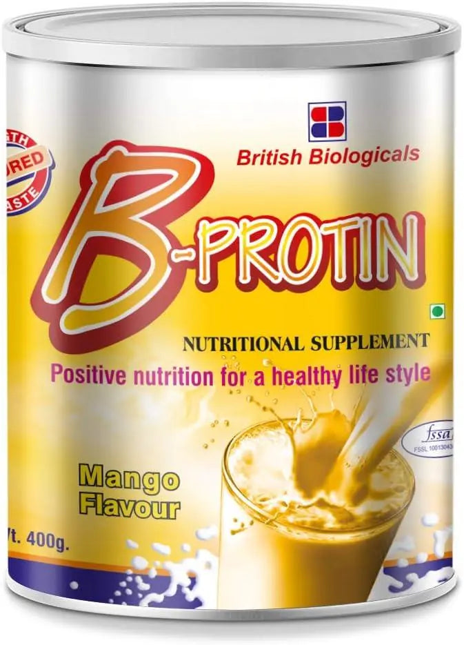 British Biologicals Mango Flavour B-Protin 400g British Biologicals