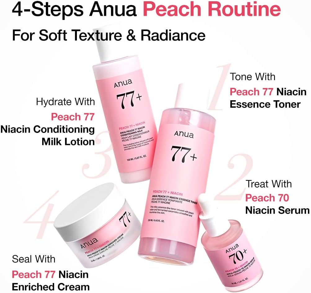 Anua Peach 77% Niacinamide Enriched Moisturizing Cream - 50ml