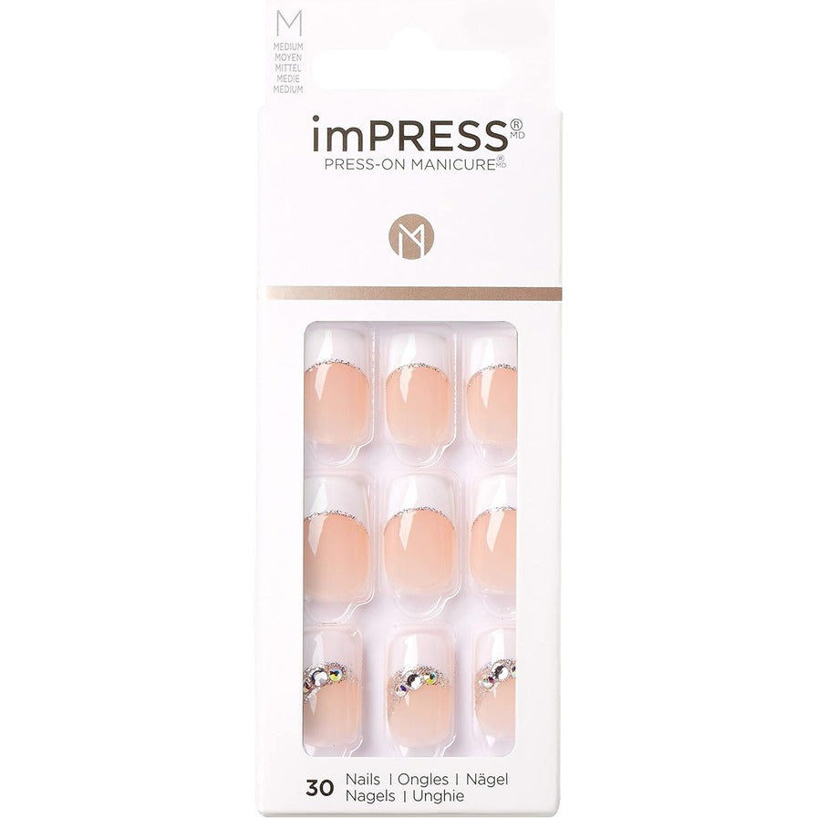 أظافر KISS IMPRESS متوسطة، أعتقد أنني، KIMM15C