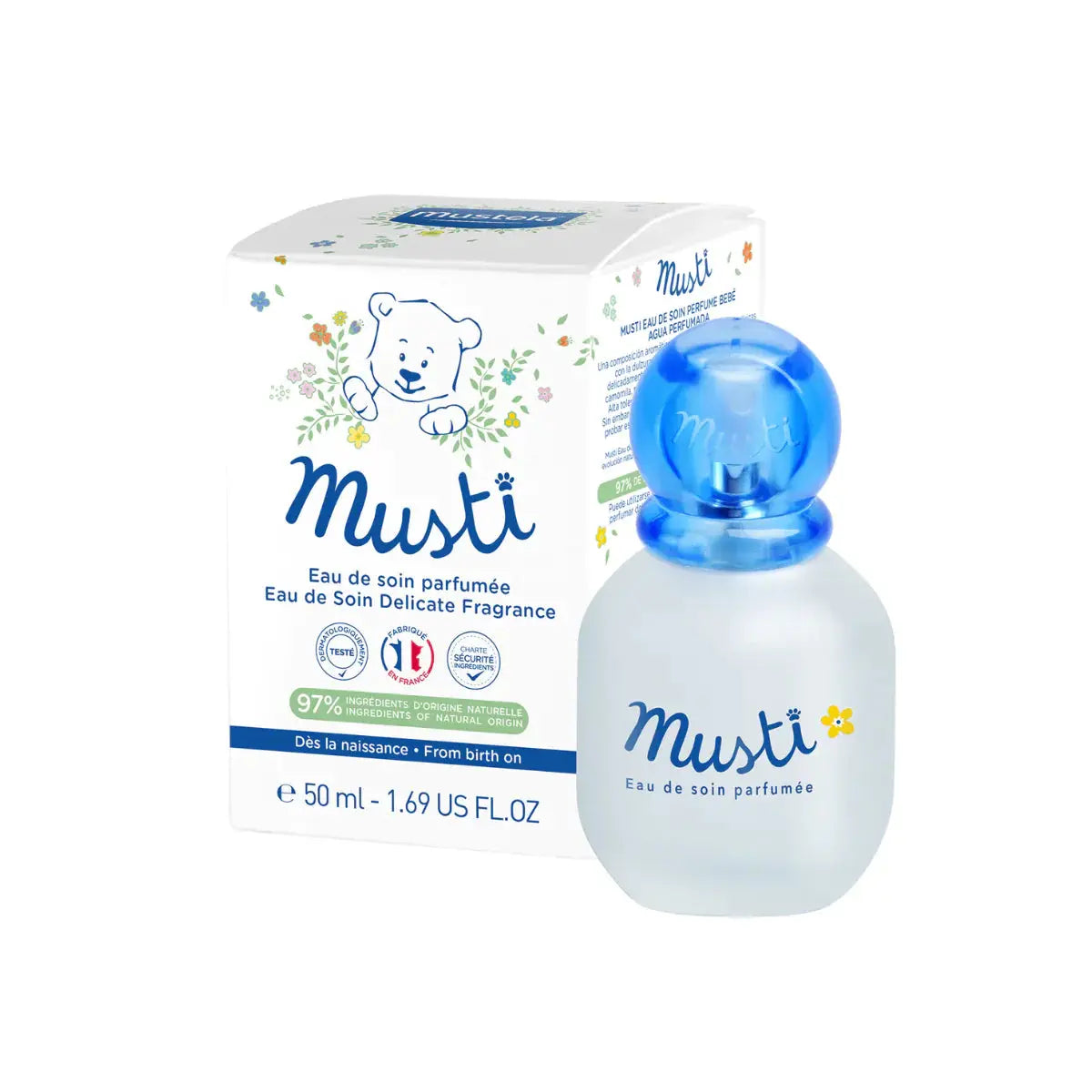 Mustela Baby Musti Eau de Soin Delicate Fragrance 50ml Mustela