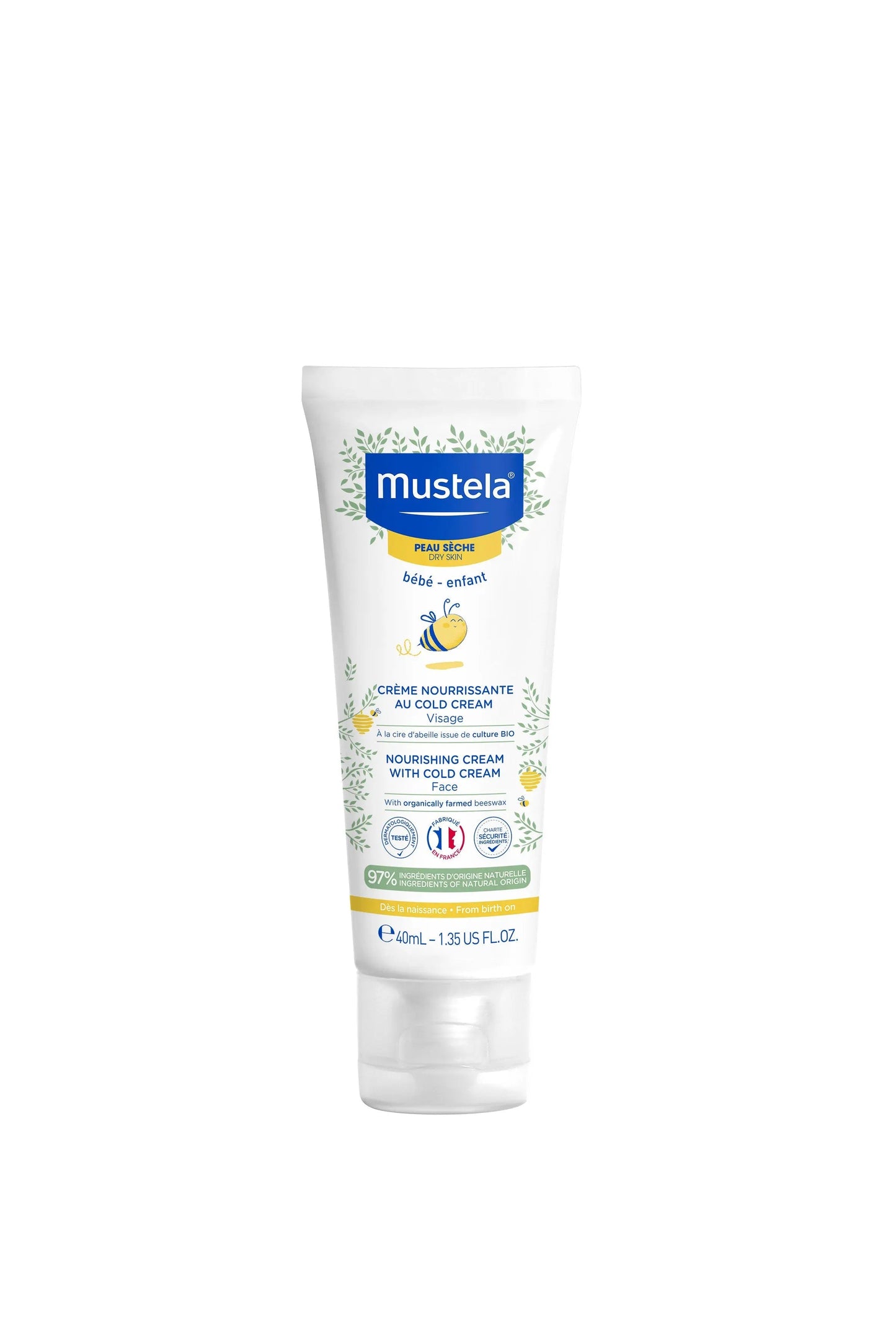 Mustela Baby Nourishing Face Cream with Cold Cream 40ml Mustela