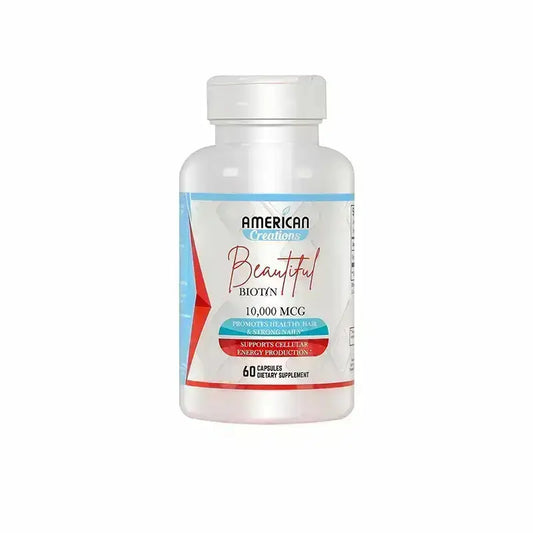 American Creations Beautiful Biotin 10000 mcg 60 Caps american creations