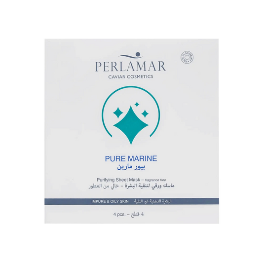Perlamar Pure Marine Purifying Sheet Mask 4×16 ml perlamar