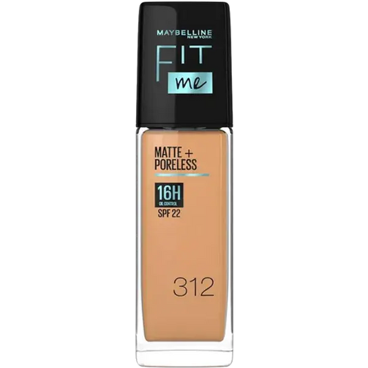 Maybelline New York Fit Me Matte and Poreless Foundation 312 Maybelline
