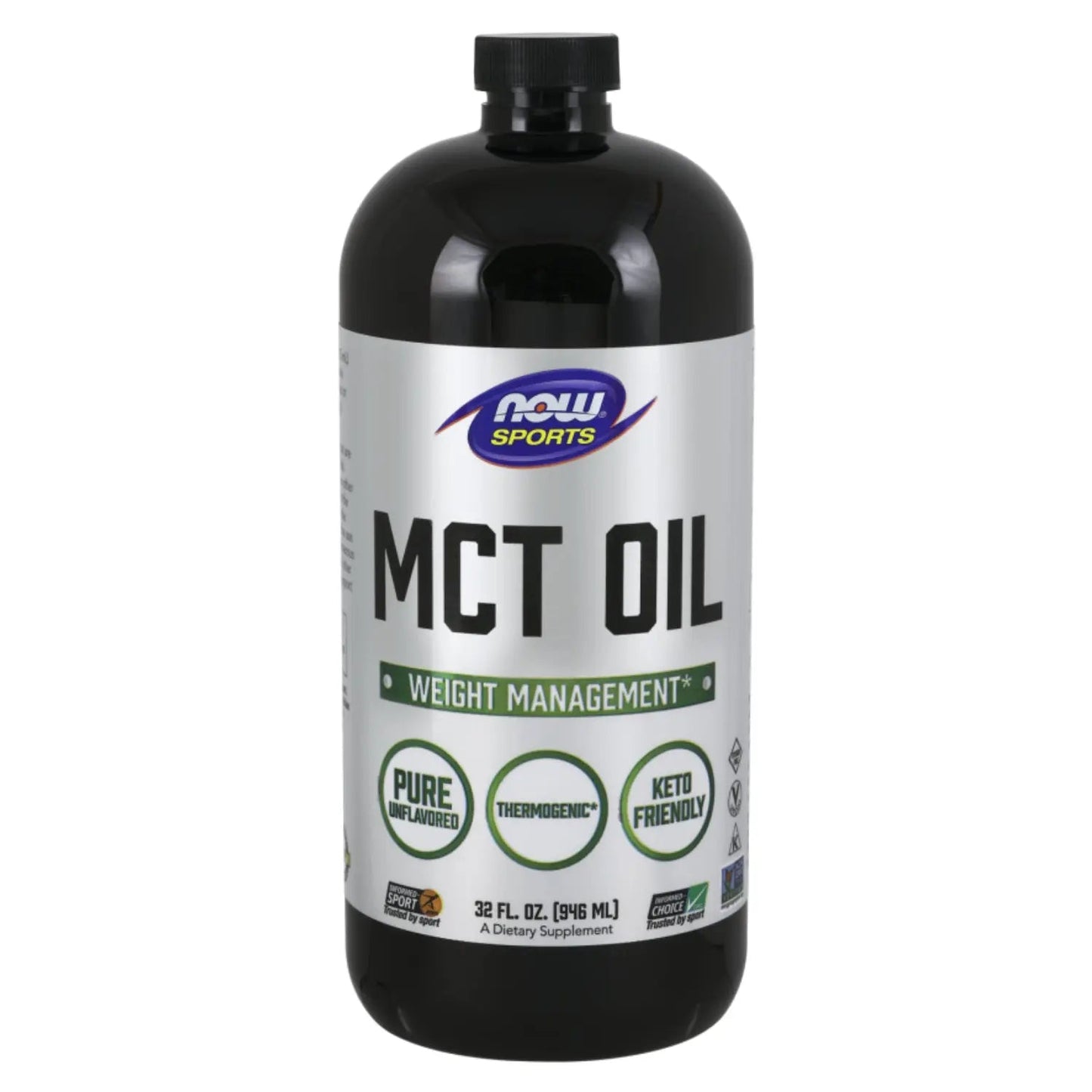 MCT Oil Unflavored Liquid For Weight Management 946ml Now