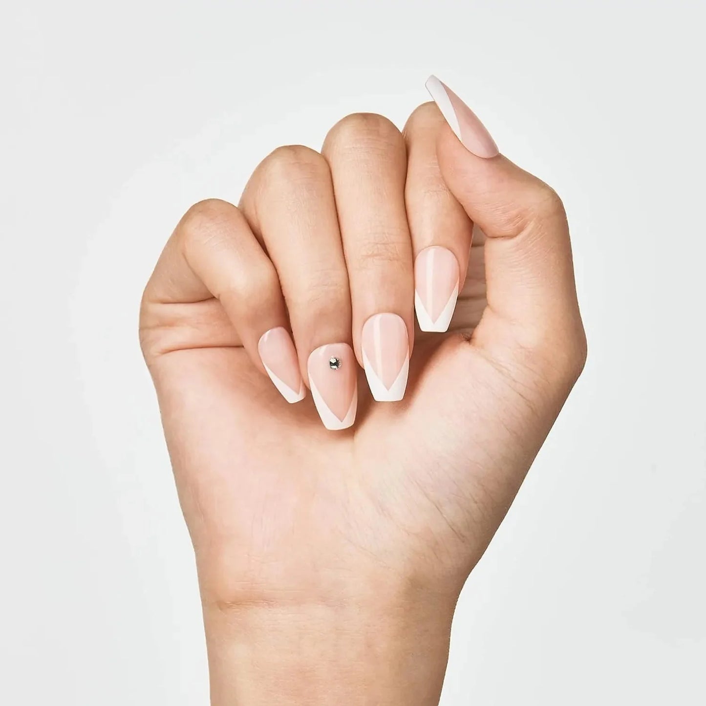 Kiss imPRESS Press On Manicure So French Medium 30's KISS