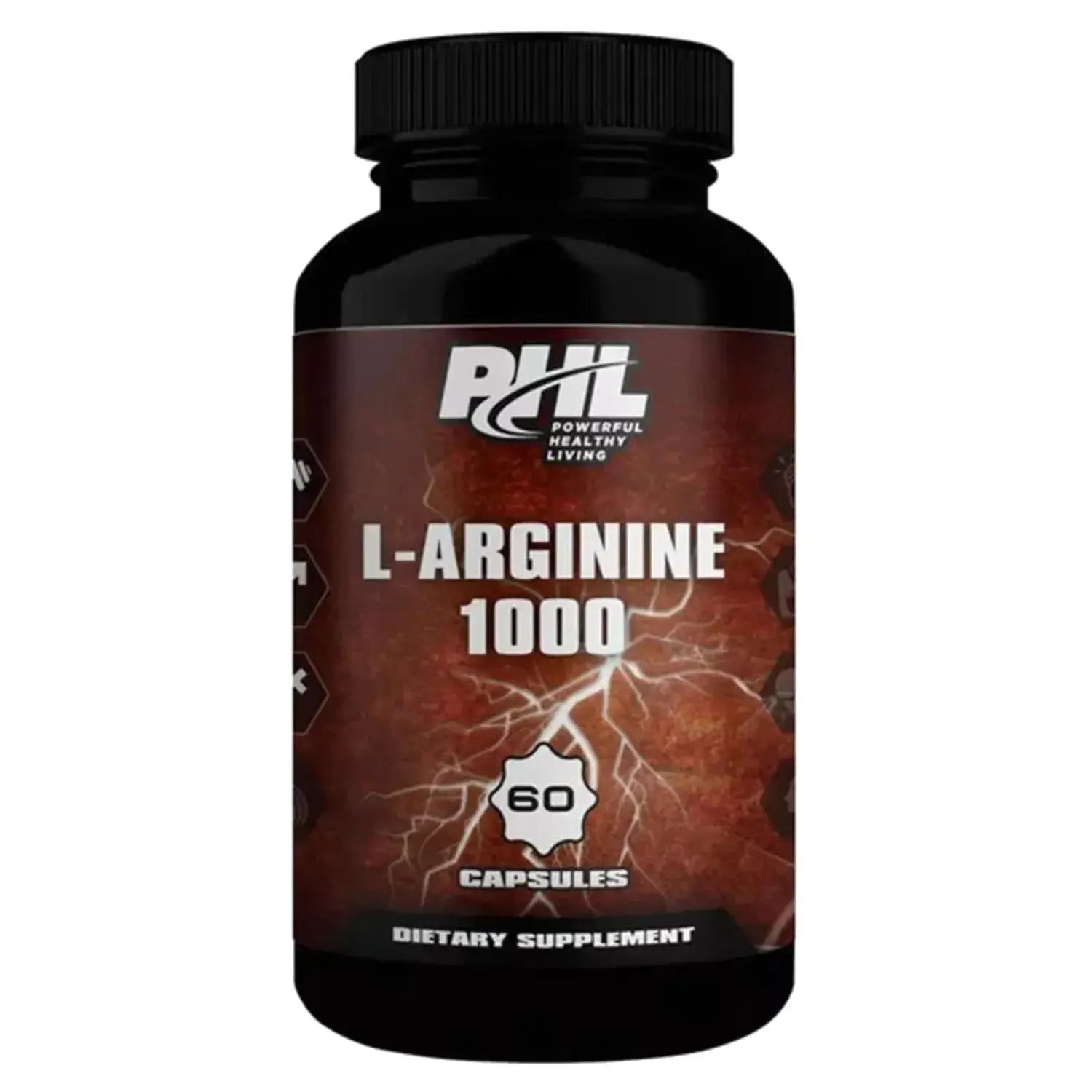 PHL L-Arginine 1000 mg Capsules 60's PHL