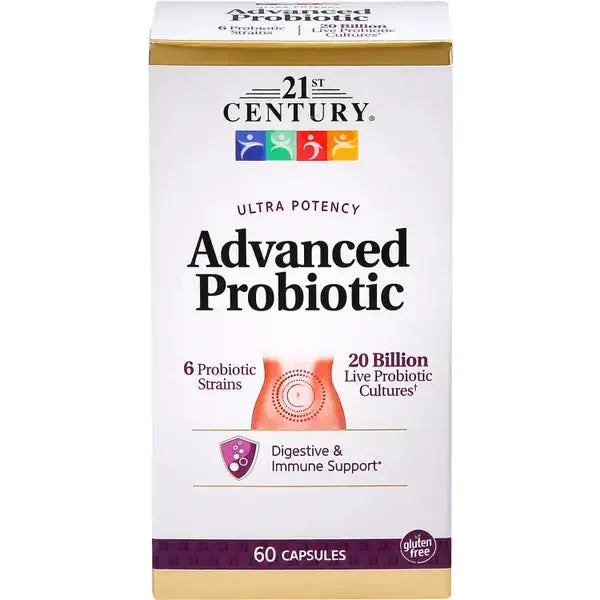 21st Century Advanced Probiotics Capsules 60's 21st Century