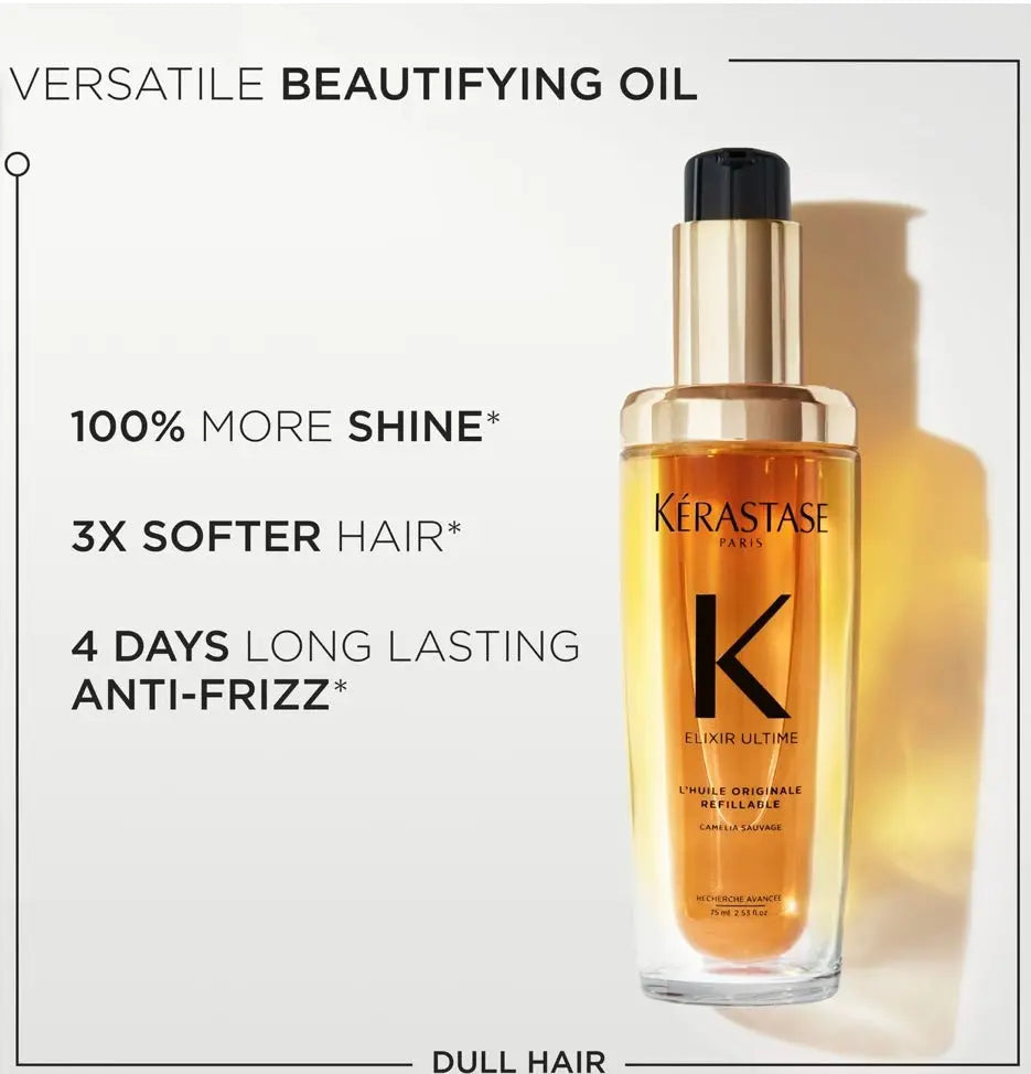 KERASTASE Elixir Ultime L'Huile Originale Refillable Hair Oil 75ml KERASTASE