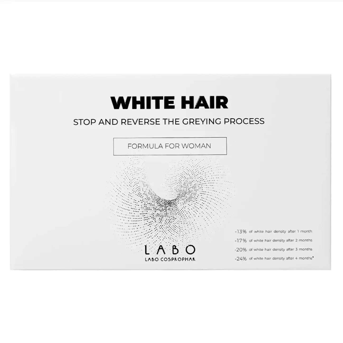 LABO WHITE HAIR Treatment Woman Treatment for the Development of White Hair 20vials x 3.5ml ( add 2 +1 Free ) Labo