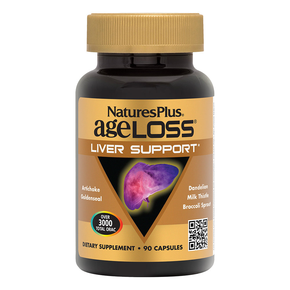 Natures Plus Age loss Liver Support Vegetable capsules - 90's