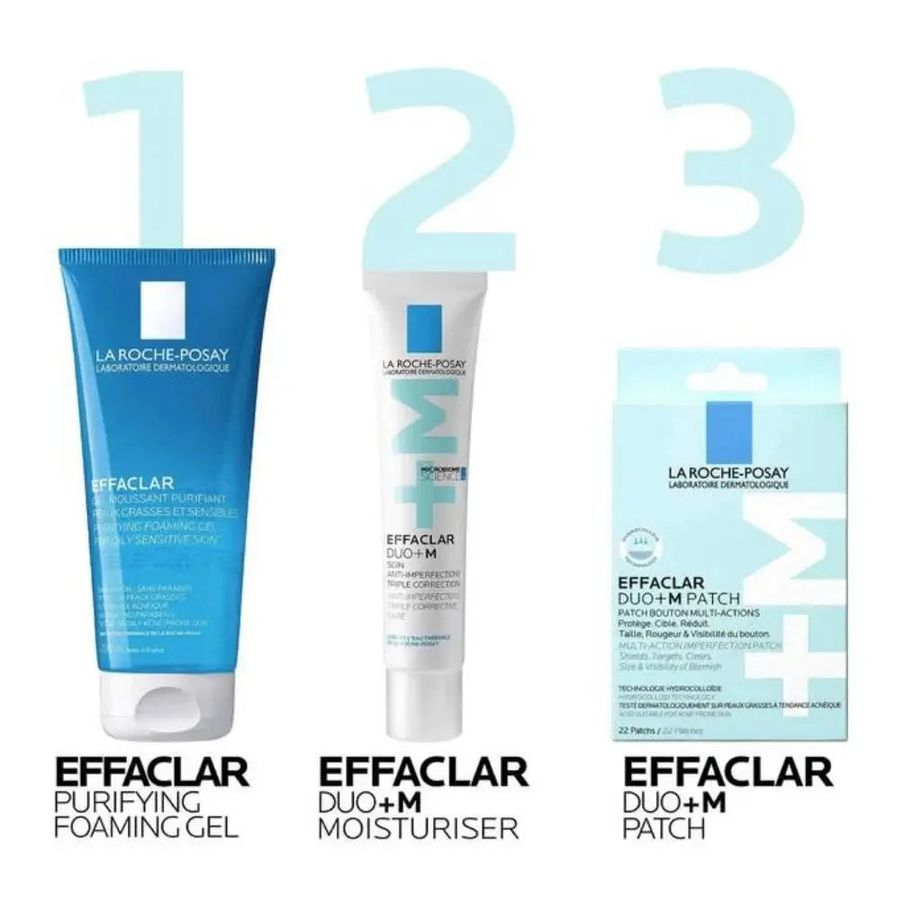 La Roche-Posay Effaclar Duo+M Patch, Multiaction Imperfection Spot Patch For Blemish, Pack of 22's La Roche Posay