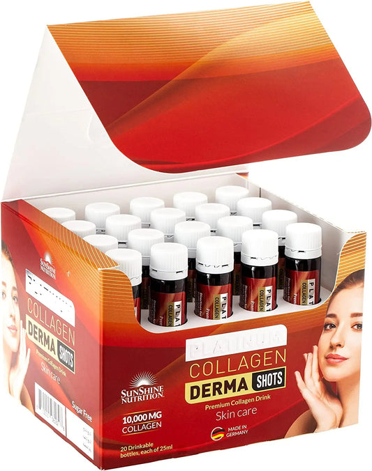 Sunshine Nutrition Platinum Collagen Derma Shots 20's x 25ml Sunshine Nutrition