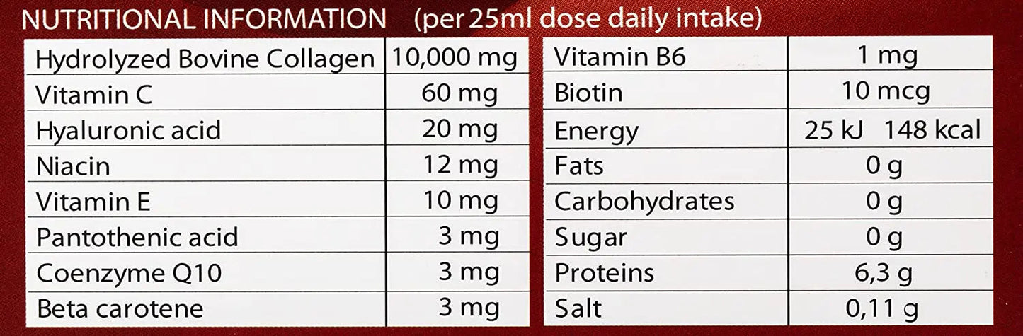 Sunshine Nutrition Platinum Collagen Derma Shots 20's x 25ml Sunshine Nutrition