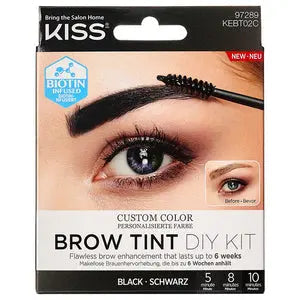 Kiss Eyebrow Tint Diy Kit Black Kebt02C KISS