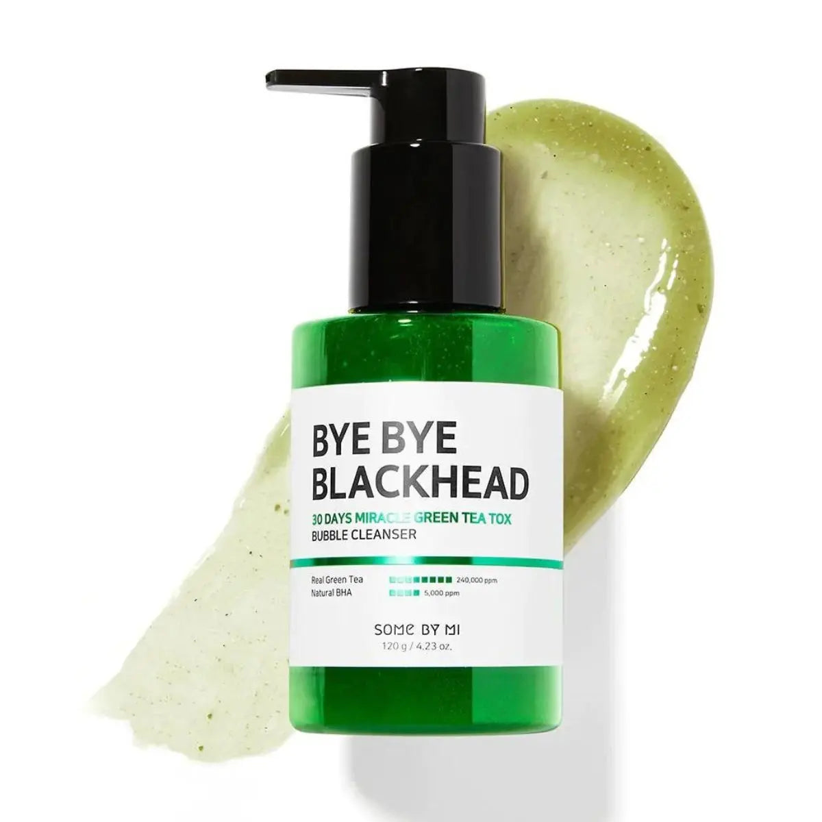 Bye Bye Blackhead 30 Days Miracle Green Tea Tox Bubble Cleanser Some By Mi