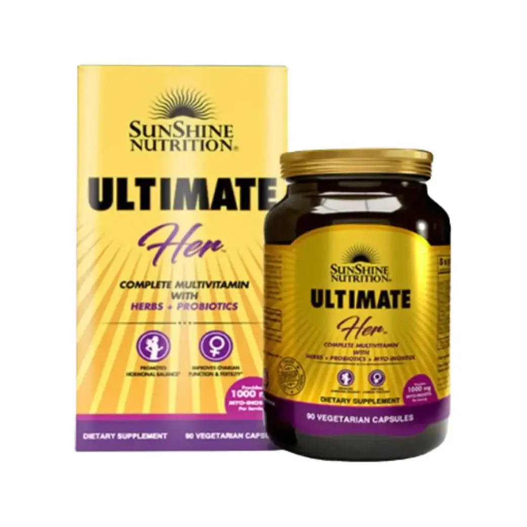SUNSHINE NUTRITION ULTIMATE HER MULTIVITAMIN CAP 90s Sunshine Nutrition