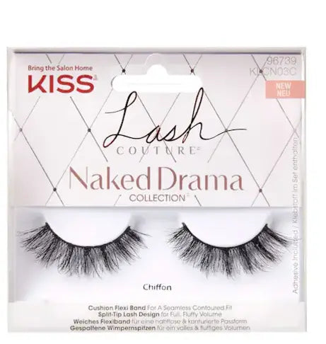 Kiss Lash Couture Naked Drama Lashes KLCN03C Black KISS
