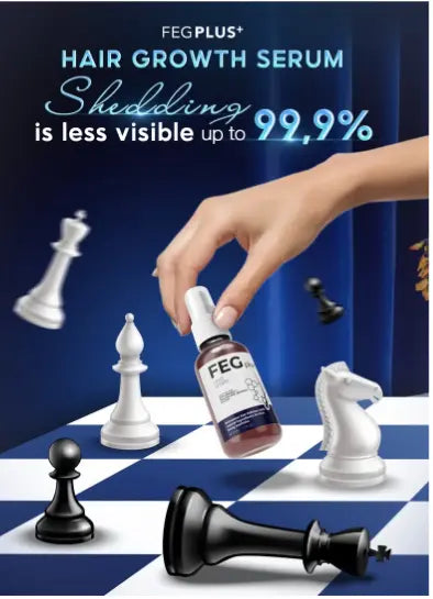 FEG Plus Hair Growth Serum with Hair Roller ( Original) FEGPLUS