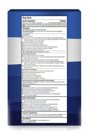 Rogaine Minoxidil Hair Regrowth Treatment 60 grams Regaine