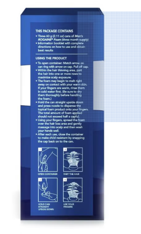 Rogaine Minoxidil Hair Regrowth Treatment 60 grams