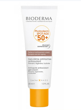 Bioderma Photoderm Spot-Age SPF50+ Antispot & Antioxidant Sunscreen Gel-Cream 40 mL bioderma