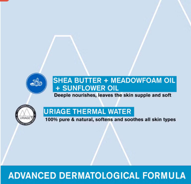 Uriage Eau Thermale Cleansing Cream For Face, Body & Hair 200ml Uriage