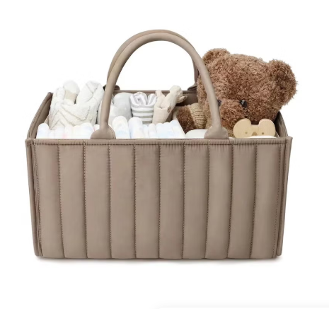 Baby Diaper Caddy Basket, Stylish Baby Diaper Caddy Organizer, Storage Basket for Diapers - Baby Gift Registry for Newborn Baby Shower List and Baby Must Haves Essentials generic