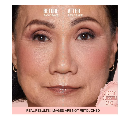 Easy Bake Loose Baking & Setting Powder- Cherry Blossom Cake, 20g Pink huda beauty